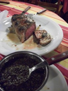 filet with chimichurri